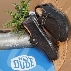 Hey Dude Wendy Glitter Meteor Shower Womans Shoes Size 7